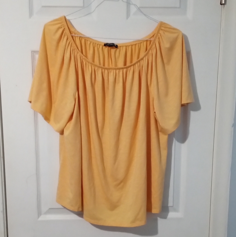 Lane Bryant Golden Yellow Blouse